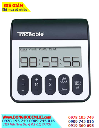 Traceable 5667, Đồng hồ đếm lùi đếm tiến 04 kênh Four-Channel Timer with Antimicrobial Protection /Đã hiệu chuẩn tại Mỹ